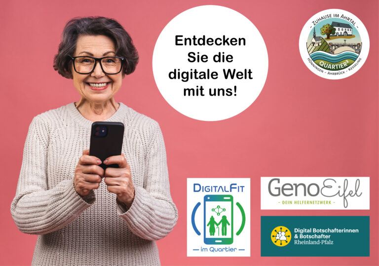 „Digitale Teilhabe stärken“ – Drei neue Digital-Botschafter*innen unterstützen Senioren und Seniorinnen in den Verbandsgemeinden Adenau und Altenahr